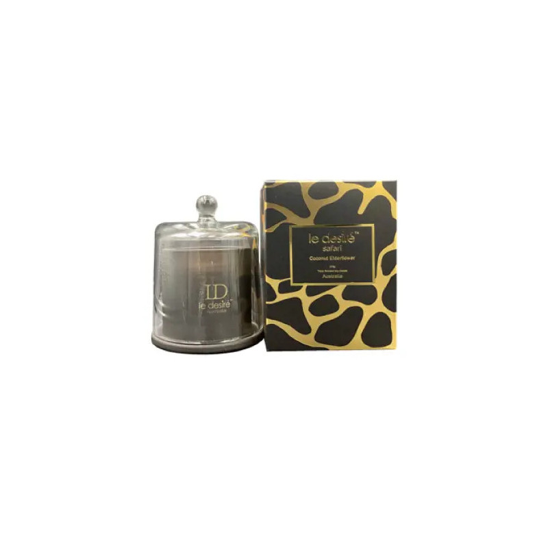 Le Desire Safari Soy Candle Coconut Elderflower